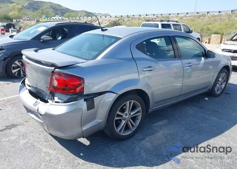 2013 Dodge Avenger Sxt from USA, damaged, VIN 1C3CDZCB8DN622457